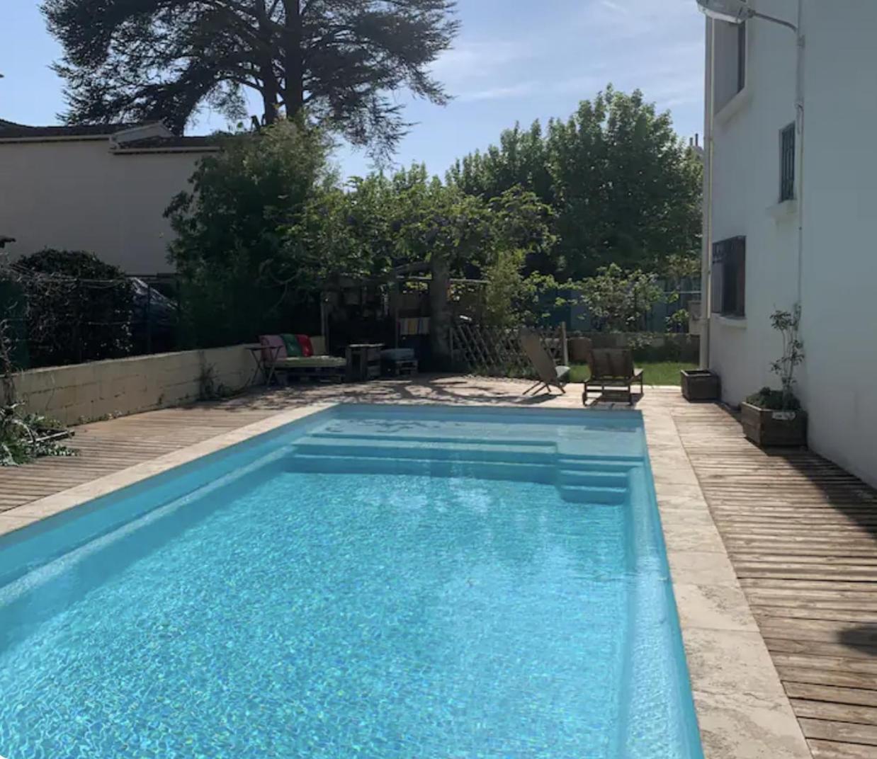 Rez De Jardin De Villa Avec Piscine Proche Mer Villa